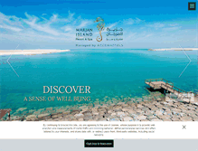 Tablet Screenshot of marjanislandresort.com